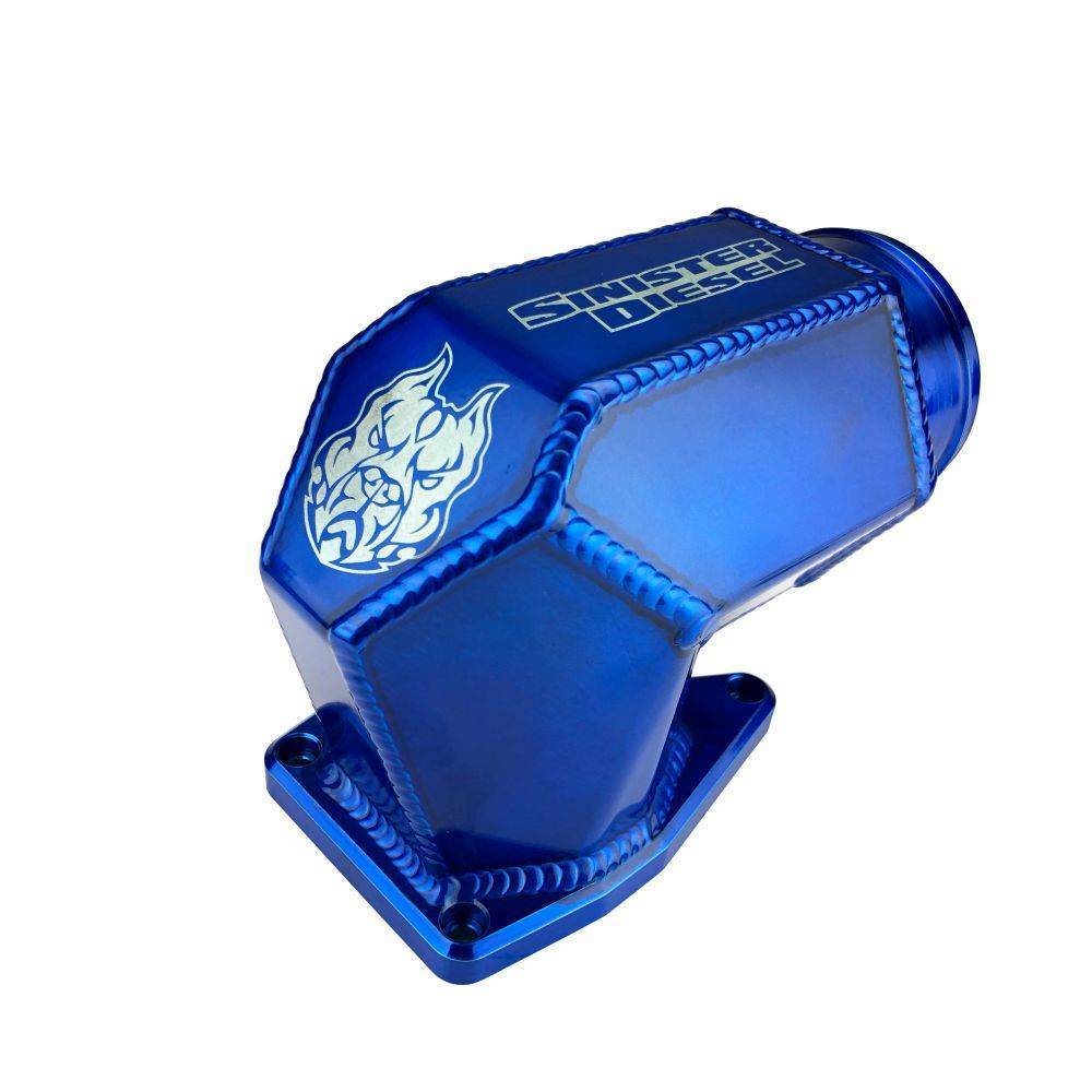 2003-2007 Powerstroke Hexagon Intake Elbow (SD-INTEL-6.0-HEX)-Intake Elbows-Sinister-Dirty Diesel Customs