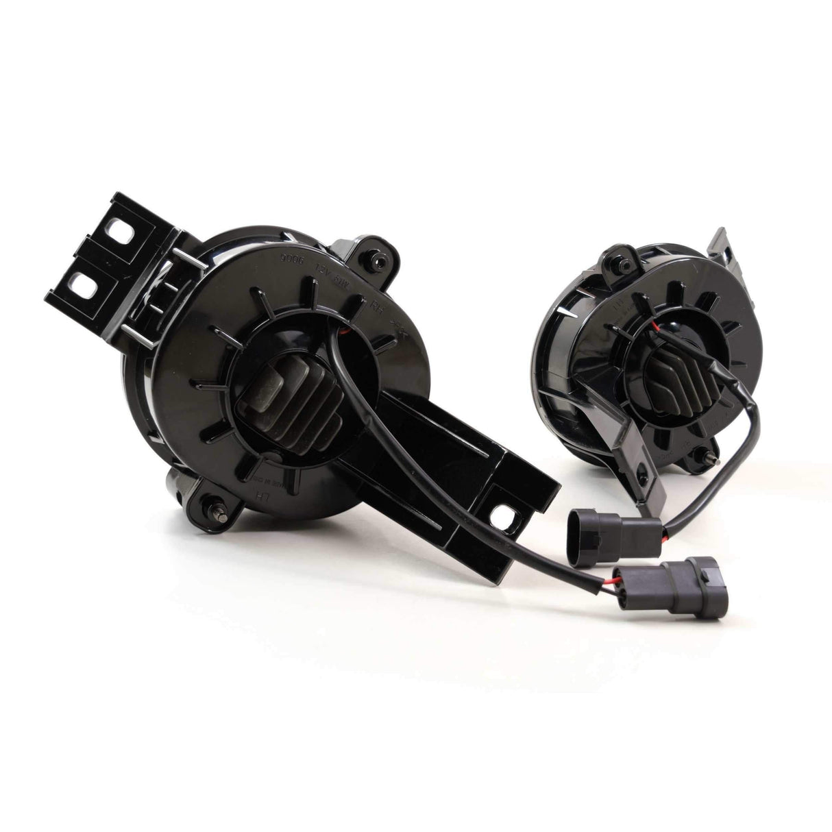 2003-2009 Cummins Oval XB LED Black Fog Lights (LF292)-Fog Lights-Morimoto-Dirty Diesel Customs