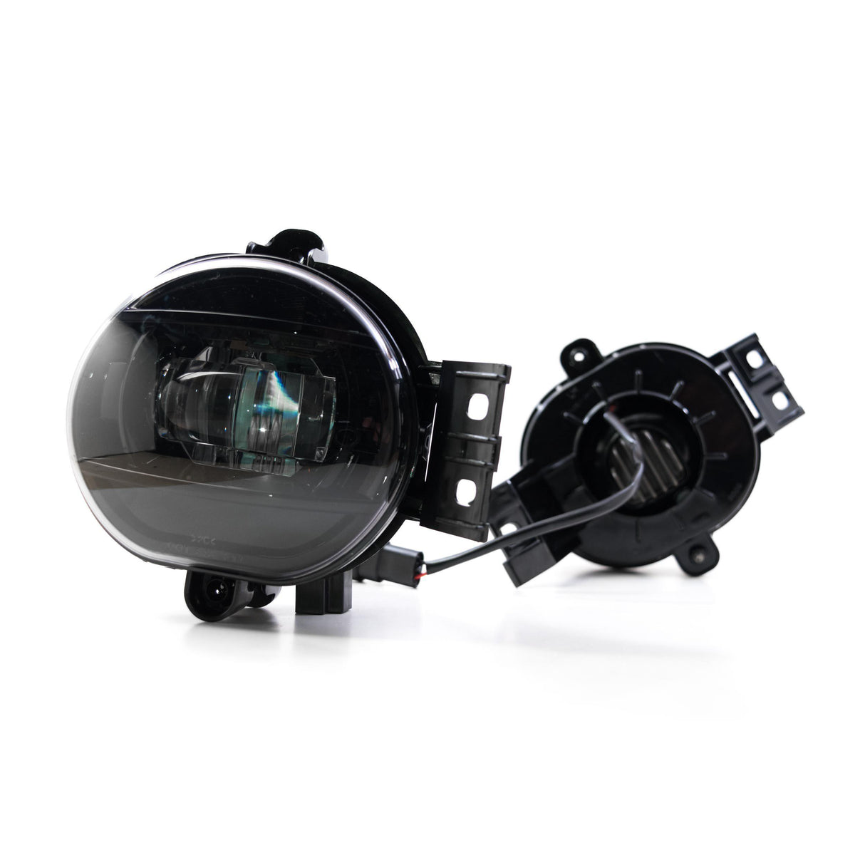 2003-2009 Cummins Oval XB LED Black Fog Lights (LF292)-Fog Lights-Morimoto-Dirty Diesel Customs