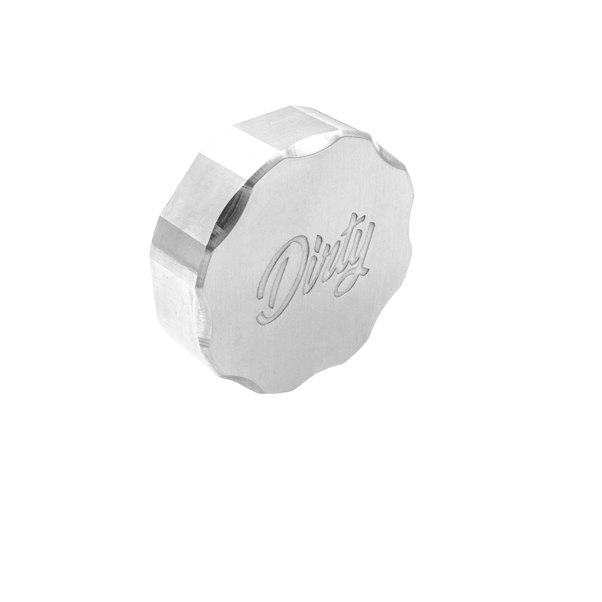 2003-2019 Powerstroke Large Coolant Reservoir Improved Aesthetics Cap (067-ENG-0378)-Engine Caps-Dirty Diesel Customs-Dirty Diesel Customs