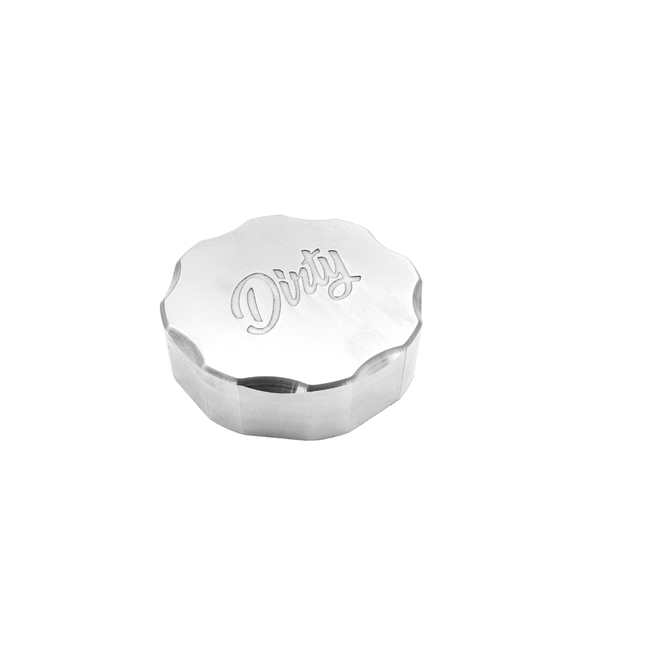 2003-2019 Powerstroke Large Coolant Reservoir Improved Aesthetics Cap (067-ENG-0378)-Engine Caps-Dirty Diesel Customs-Dirty Diesel Customs