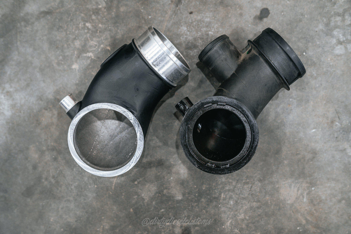 2004-2005 Duramax S&B Turbo Inlet (76-1006B)-Turbo Inlets-S&B Filters-Dirty Diesel Customs