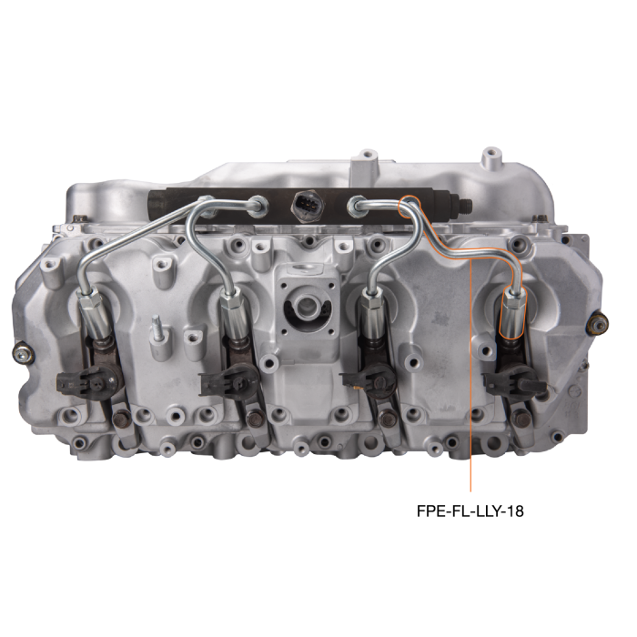 2004.5-2005 Duramax Injection Line 1 & 8 (FPE-FL-LLY-18)-Injector Lines-Fleece Performance-Dirty Diesel Customs