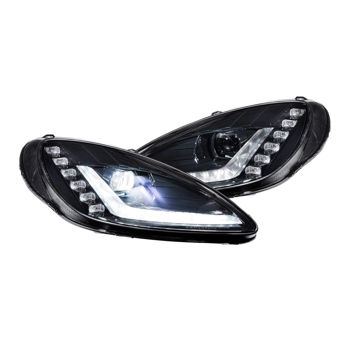 2005-2013 Chevrolet Corvette XB LED Black Headlights (LF460.2)-Headlights-Morimoto-Dirty Diesel Customs
