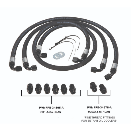 2006-2010 Duramax Allison Transmission Cooler Lines (FPE-TL-LBZ-LMM)-Transmission Cooler Lines-Fleece Performance-Dirty Diesel Customs