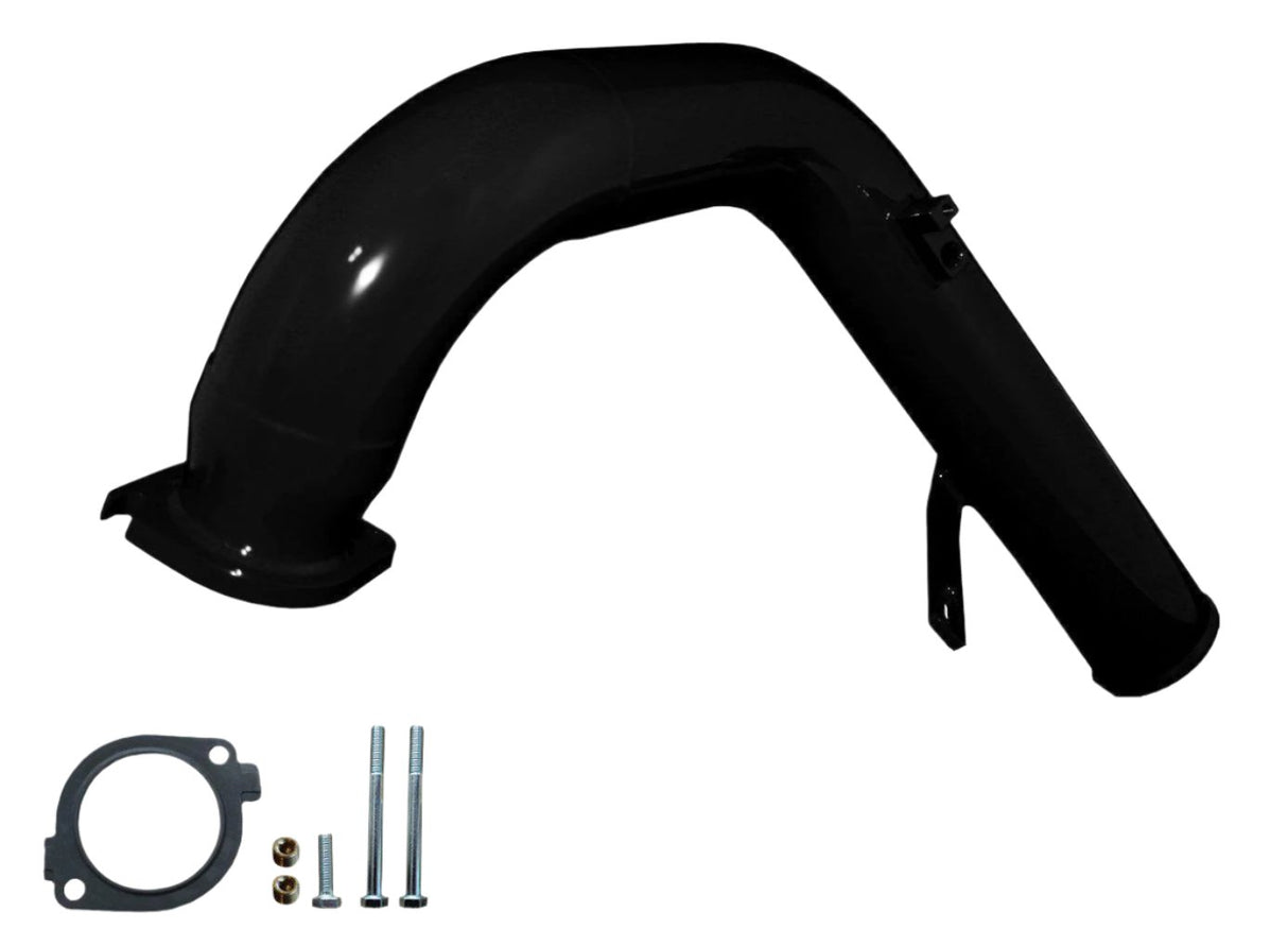 2006-2010 Duramax HD Passenger Side Charge Tube (PGD0610BT)-Intercooler Piping-Pusher-Dirty Diesel Customs