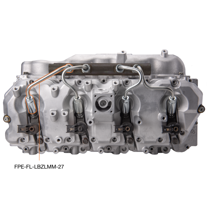 2006-2010 Duramax High Pressure Injection Line 2 & 7 (FPE-FL-LBZLMM-27)-Injector Lines-Fleece Performance-Dirty Diesel Customs