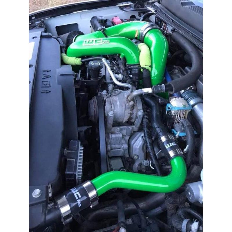 2006-2010 LBZ/ LMM Duramax Upper Coolant Pipe Kit (WCF100622)-Coolant Pipes-Wehrli Custom Fabrication-Dirty Diesel Customs