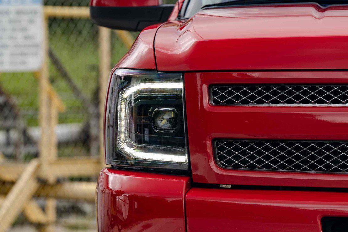 2007-2013 Silverado 1500 XB LED Black Headlights (LF540.2-ASM)-Headlights-Morimoto-Dirty Diesel Customs