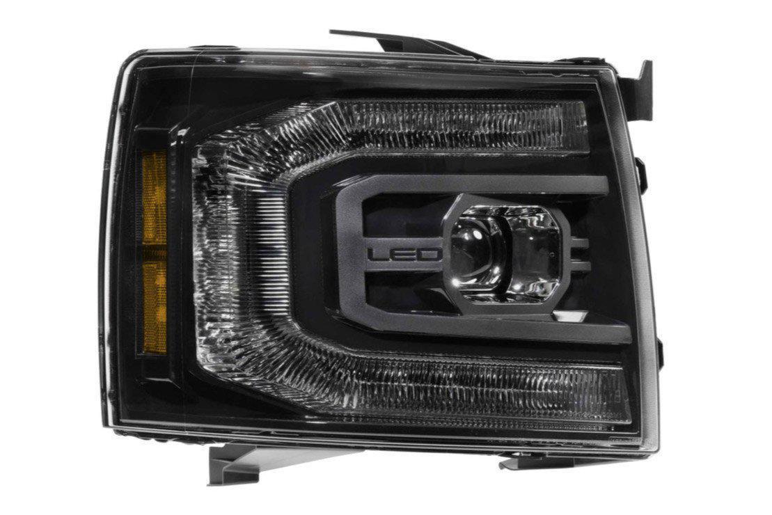 2007-2013 Silverado 1500 XB LED Black Headlights (LF540.2-ASM)-Headlights-Morimoto-Dirty Diesel Customs