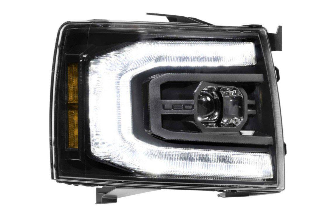 2007-2013 Silverado 1500 XB LED Black Headlights (LF540.2-ASM)-Headlights-Morimoto-Dirty Diesel Customs