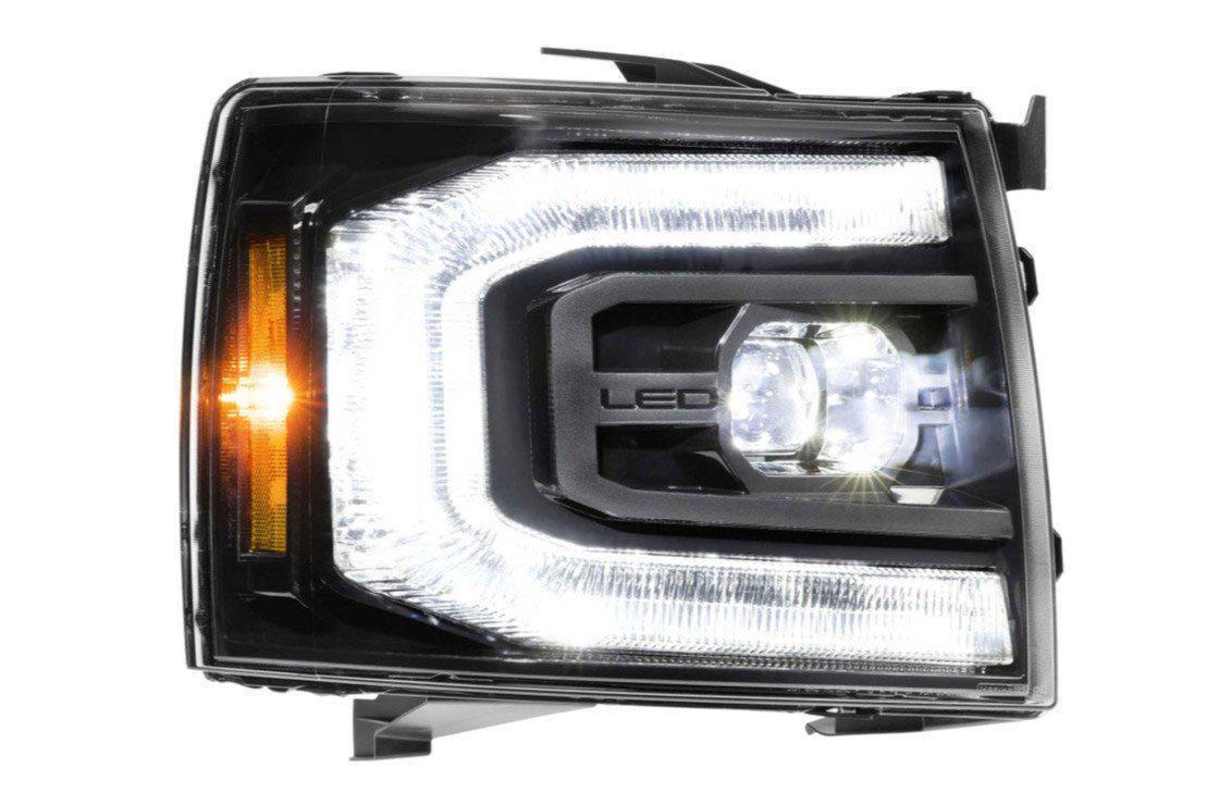 2007-2013 Silverado 1500 XB LED Black Headlights (LF540.2-ASM)-Headlights-Morimoto-Dirty Diesel Customs