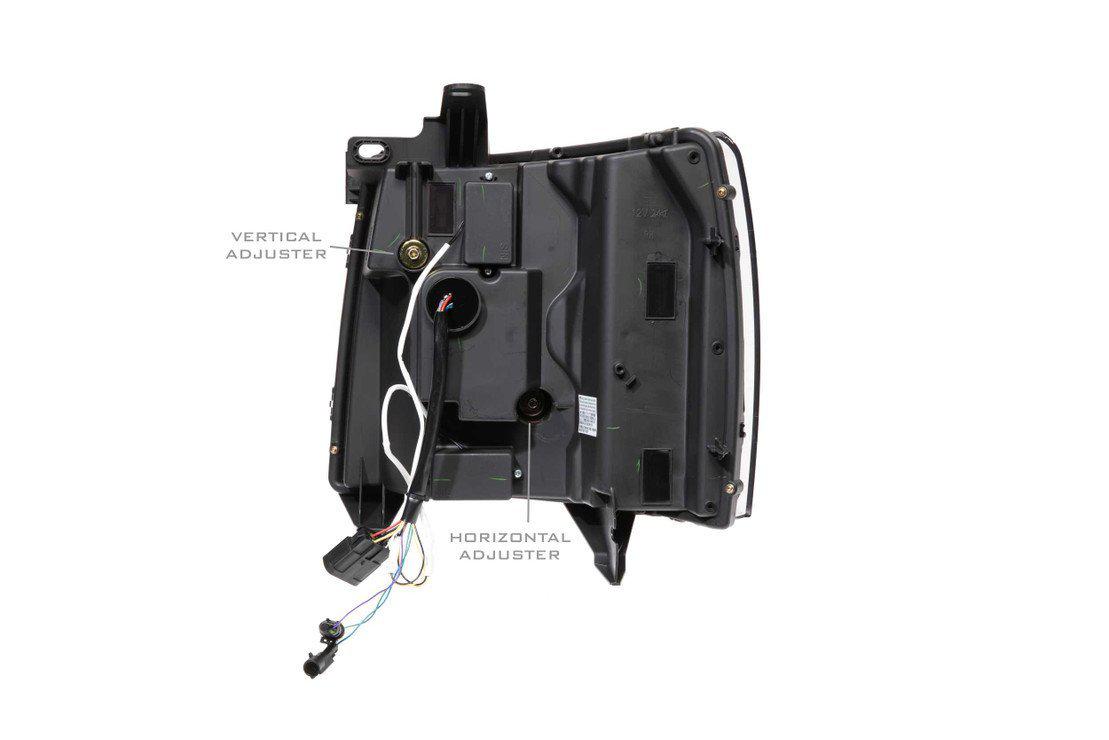 2007-2013 Silverado 1500 XB LED Black Headlights (LF540.2-ASM)-Headlights-Morimoto-Dirty Diesel Customs