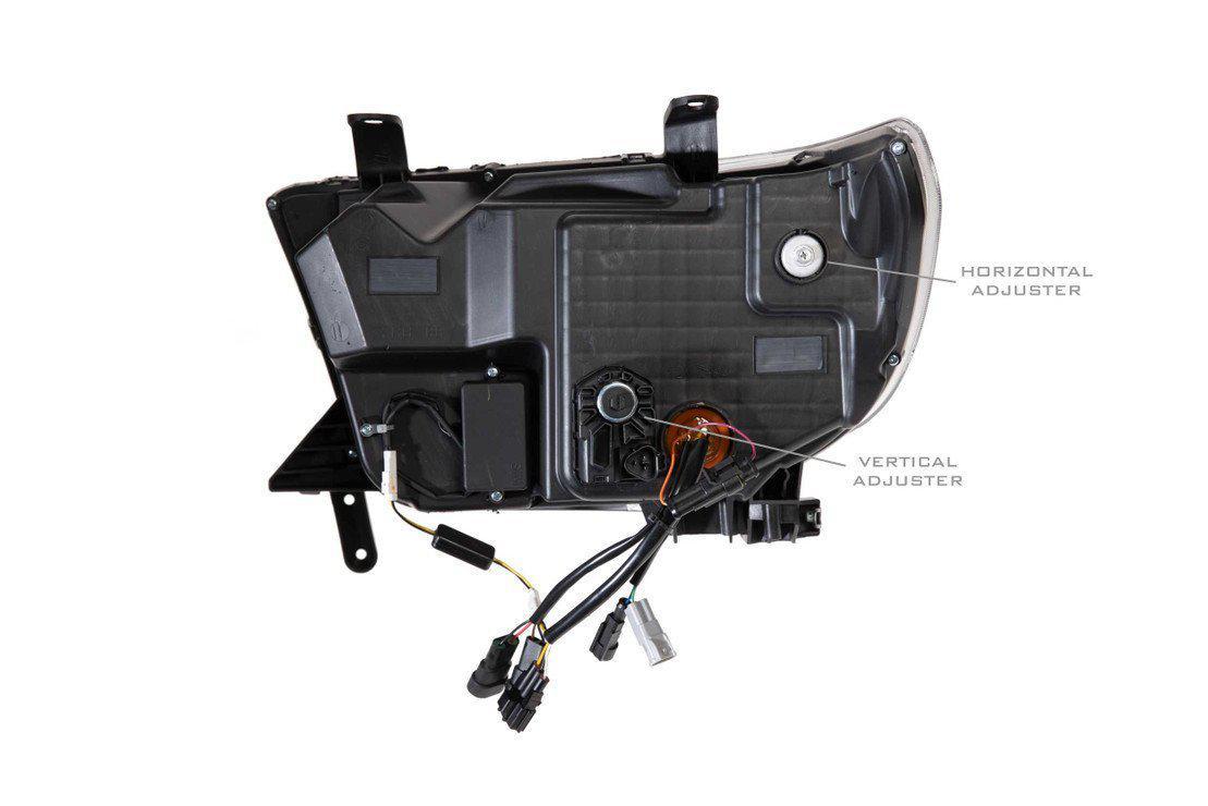 2007-2013 Toyota Tundra XB LED Black Headlights (LF533-ASM)-Headlights-Morimoto-Dirty Diesel Customs