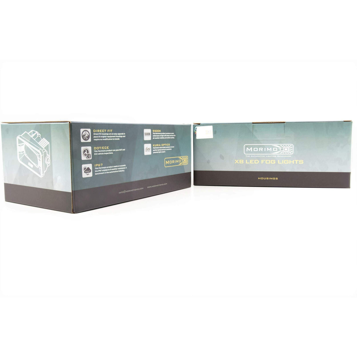 2007-2017 Jeep Wrangler XB LED Black Fog Light (LF030)-Fog Lights-Morimoto-Dirty Diesel Customs