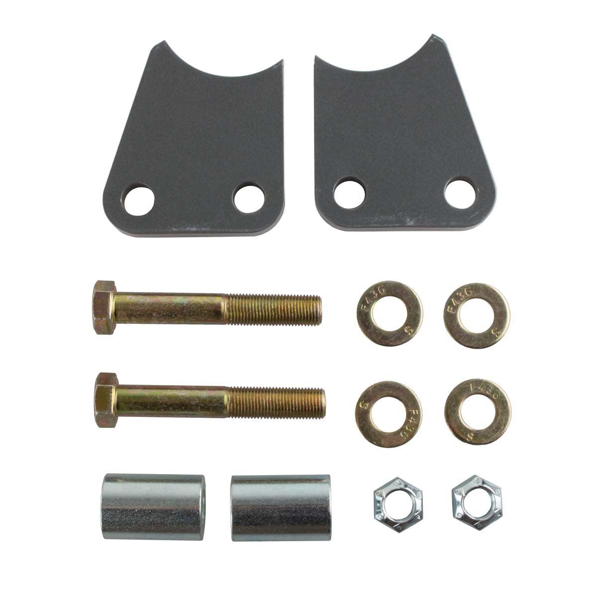 2007-2018 Jeep Front Sway Bar Relocation Kit (8081)-Sway Bar Relocation Brackets-Synergy MFG-Dirty Diesel Customs