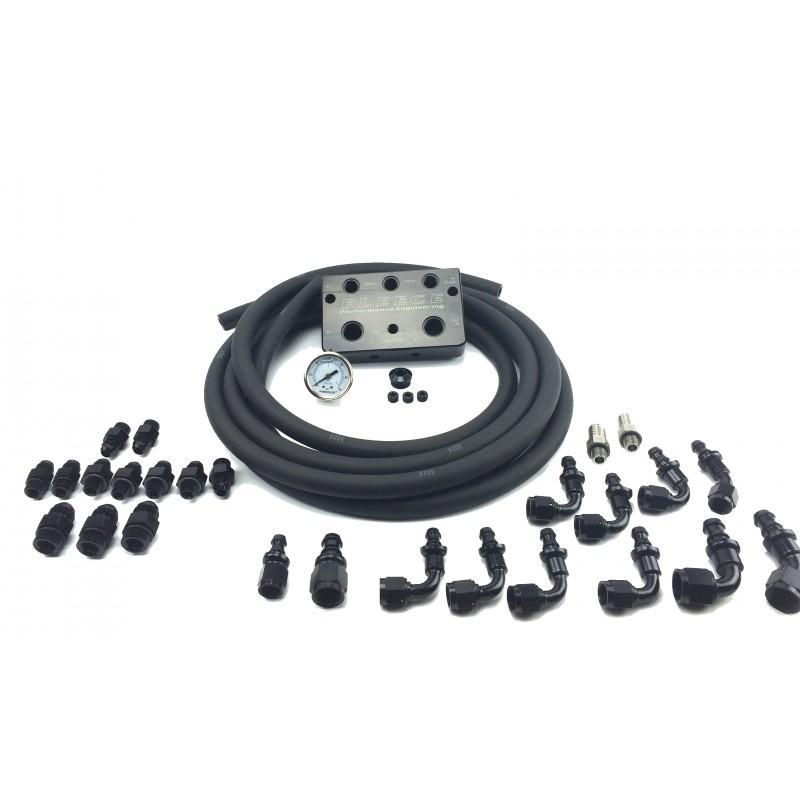 2007.5-2018 Cummins Regulated Return Fuel Distribution Block (FPE-CRR-20-0806)-Fuel Distribution Block-Fleece Performance-Dirty Diesel Customs