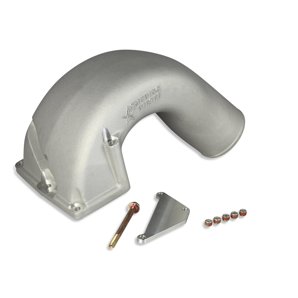 2007.5-2018 Cummins TrueFlow Intake Horn (0718TFIH)-Intake Elbows-Smeding Diesel LLC-Dirty Diesel Customs