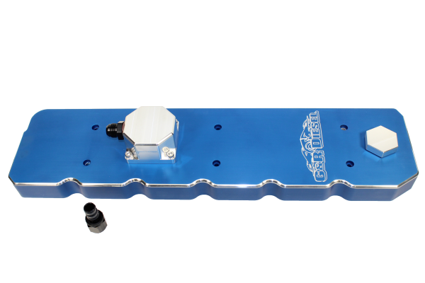 2007.5-2022 Cummins Billet Aluminum Valve Cover (GRD67CM3004)-Valve Covers-G&R Diesel-GRD67CM3004-A-Dirty Diesel Customs