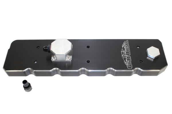 2007.5-2022 Cummins Billet Aluminum Valve Cover (GRD67CM3004)-Valve Covers-G&R Diesel-GRD67CM3004-AB-Dirty Diesel Customs