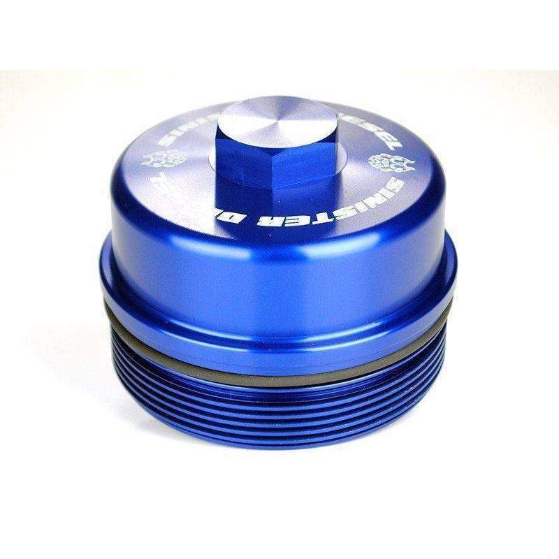 2008-2010 Powerstroke Fuel Filter Cap (SDG-FFC-6.4)-Fuel Filter Cap-Sinister-Dirty Diesel Customs