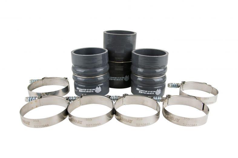 2008-2010 Powerstroke Intercooler Pipe (SD-INTRPIPE-6.4-HOT)-Intercooler Piping-Sinister-Dirty Diesel Customs