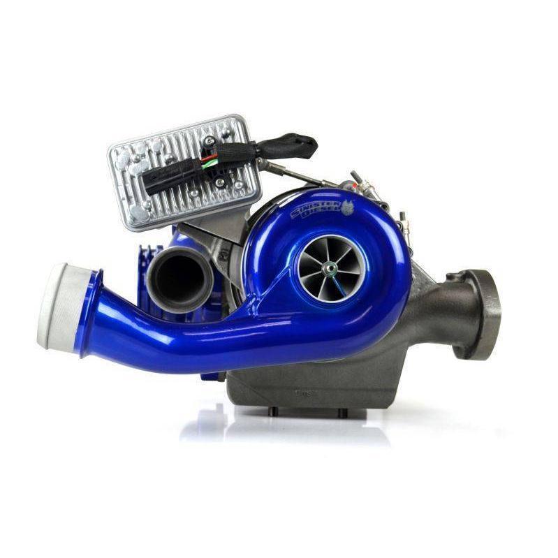 2008-2010 Powerstroke Pitbull Series 73mm/58.5mm Compound Turbochargers (SD-PB-6.4-TURBO)-Stock Turbocharger-Sinister-Dirty Diesel Customs