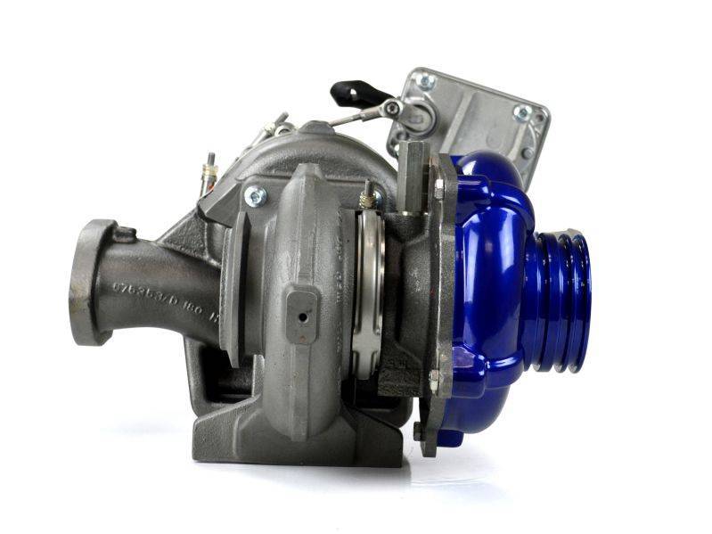2008-2010 Powerstroke Pitbull Series 73mm/58.5mm Compound Turbochargers w/ Intake (SD-PB-6.4-TURBO-CAI-KIT)-Stock Turbocharger-Sinister-Dirty Diesel Customs