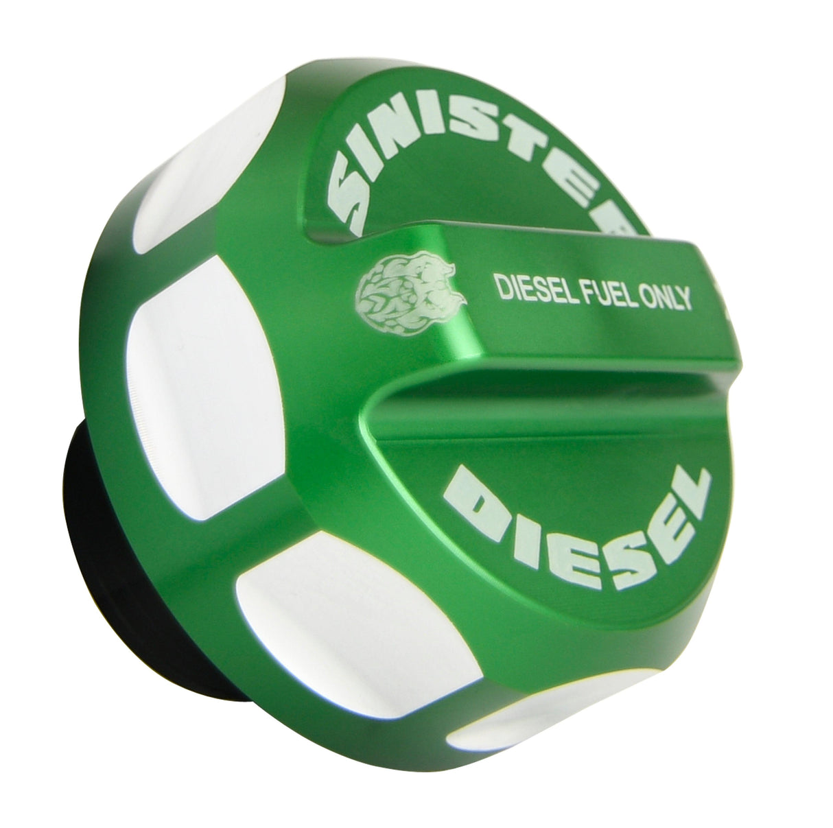 2008-2020 Powerstroke Fuel Cap (SD-FFC08-01-20)-Fuel Cap-Sinister-SD-FFC08-01-20-GRN-Dirty Diesel Customs