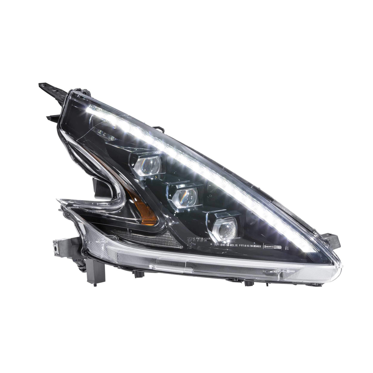 2009-2020 Nissan 370Z XB LED LHD Black Headlights (LF474-ASM)-Headlights-Morimoto-Dirty Diesel Customs