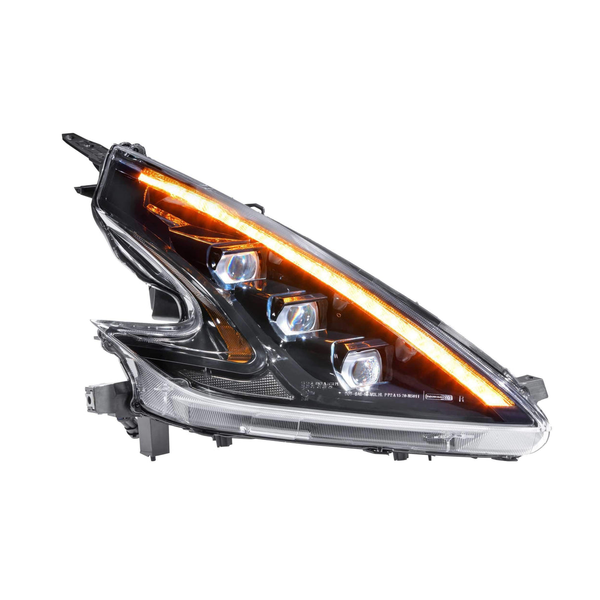 2009-2020 Nissan 370Z XB LED LHD Black Headlights (LF474-ASM)-Headlights-Morimoto-Dirty Diesel Customs