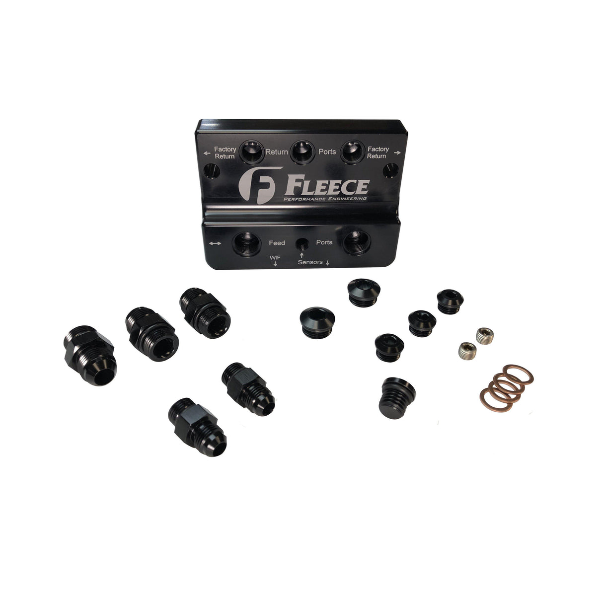 2010-2018 Cummins Fuel Distribution Block (FPE-FFD-RF-4G)-Fuel Distribution Block-Fleece Performance-Dirty Diesel Customs