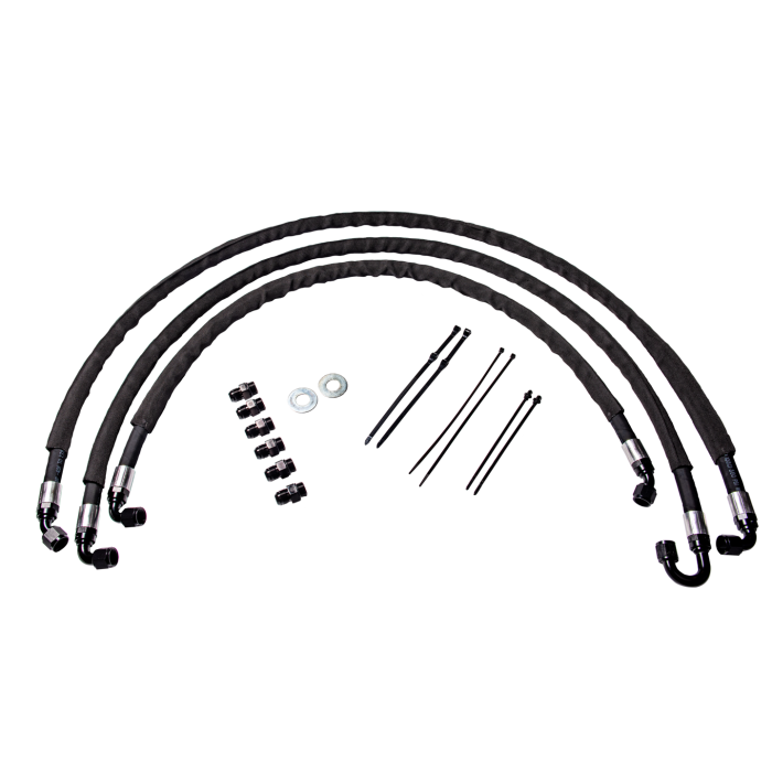 2011-2014 Duramax Transmission Cooler Line Set (FPE-TL-LML-1114)-Transmission Cooler Lines-Fleece Performance-Dirty Diesel Customs