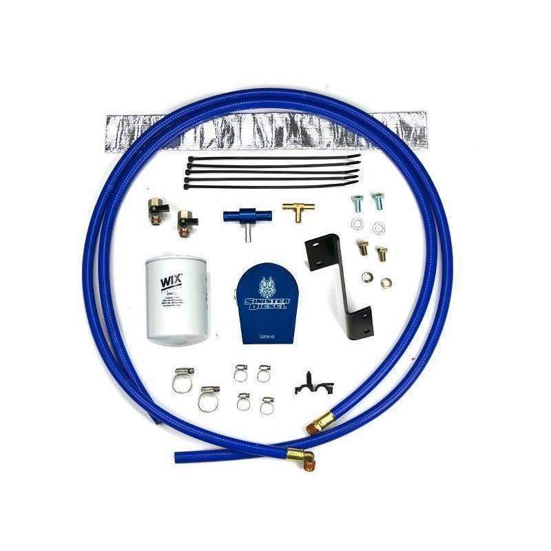 2011-2015 Duramax Coolant Filtration System (WIX Filter) (SD-COOLFIL-6.6-11-W)-Coolant Filtration System-Sinister-Dirty Diesel Customs