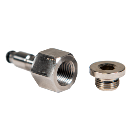 2011-2016 Duramax Fuel Pressure Test Port (FPE-FPTP-GM-1116)-Return Fuel Pressure Test Port-Fleece Performance-Dirty Diesel Customs