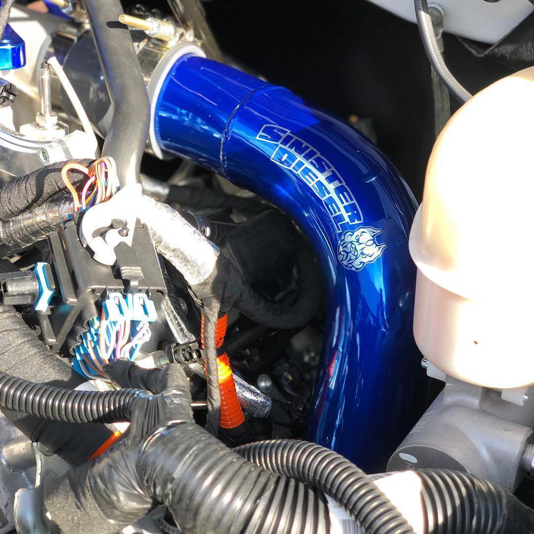 2011-2016 Duramax Hot Side Charge Pipe Kit (SD-INTRPIPE-LML-HOT)-Intercooler Piping-Sinister-Dirty Diesel Customs