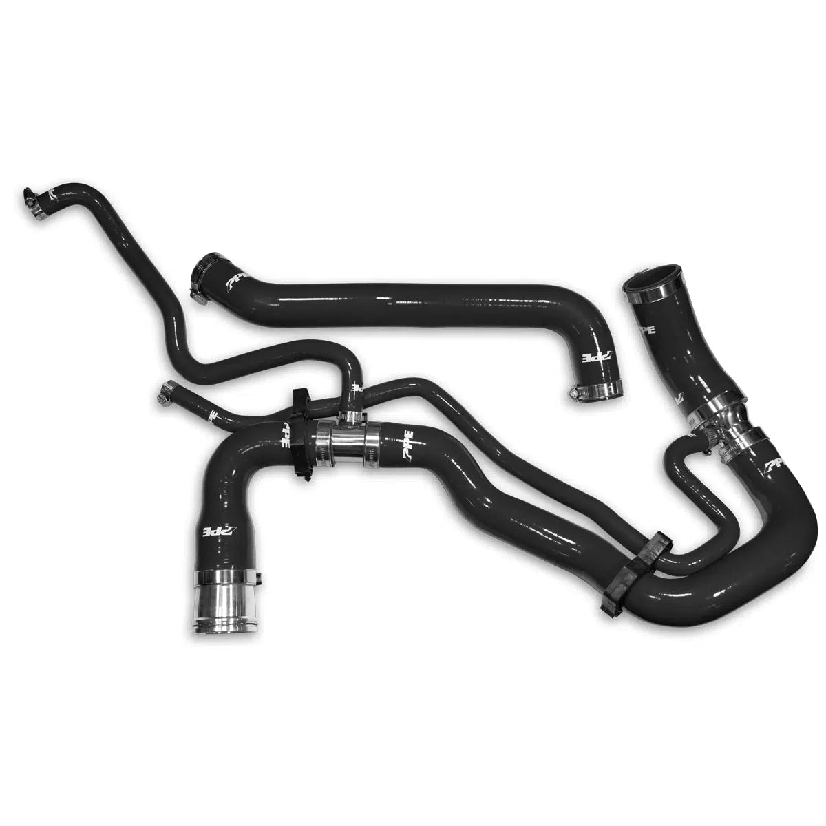 2011-2016 Duramax Silicone Upper & Lower Coolant Hose Kit (11902xxxx)-Coolant Hose Kit-PPE-Dirty Diesel Customs