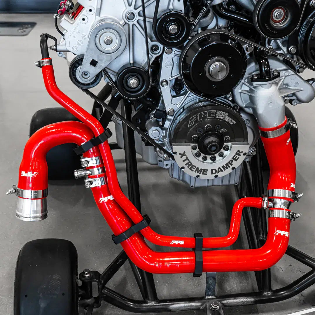 2011-2016 Duramax Silicone Upper & Lower Coolant Hose Kit (11902xxxx)-Coolant Hose Kit-PPE-Dirty Diesel Customs