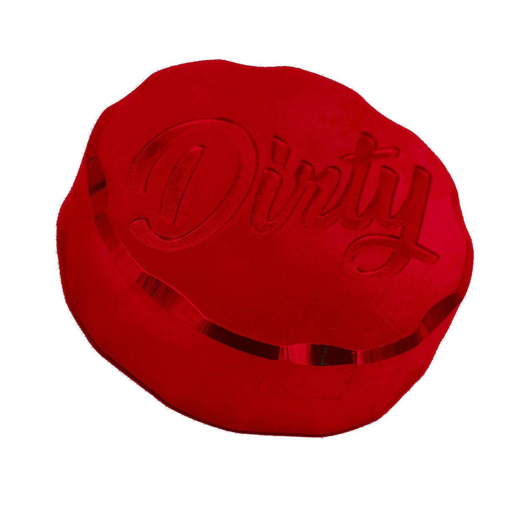 2011-2016 Powerstroke Brake Reservoir Improved Aesthetics Cap (067-ENG-0434)-Engine Caps-Dirty Diesel Customs-067-ENG-0434-RED-Dirty Diesel Customs