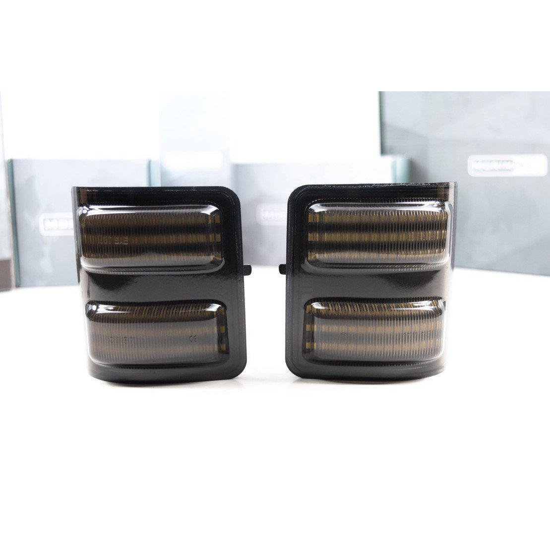2011-2016 Powerstroke LED Side Mirror Lights (LF7920DS-1)-Side Mirror Lenses-Morimoto-Dirty Diesel Customs