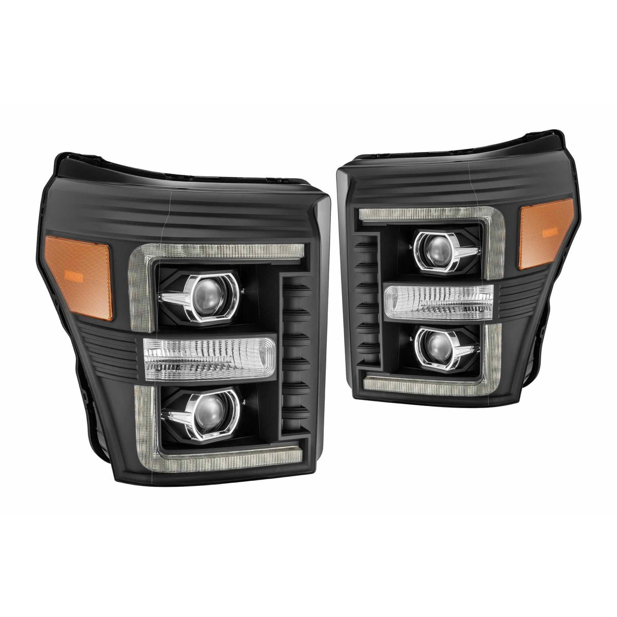2011-2016 Powerstroke Luxx-Series LED Headlights (880143)-Headlights-AlphaRex-Dirty Diesel Customs