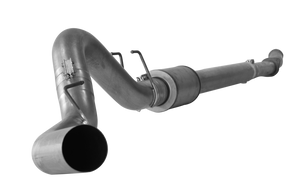2011-2019 Powerstroke 5" Down Pipe Back Exhaust System w/ Muffler (FLO 652NB)-Downpipe Back Exhaust System-Flo-Pro-FLO-652NB-Dirty Diesel Customs