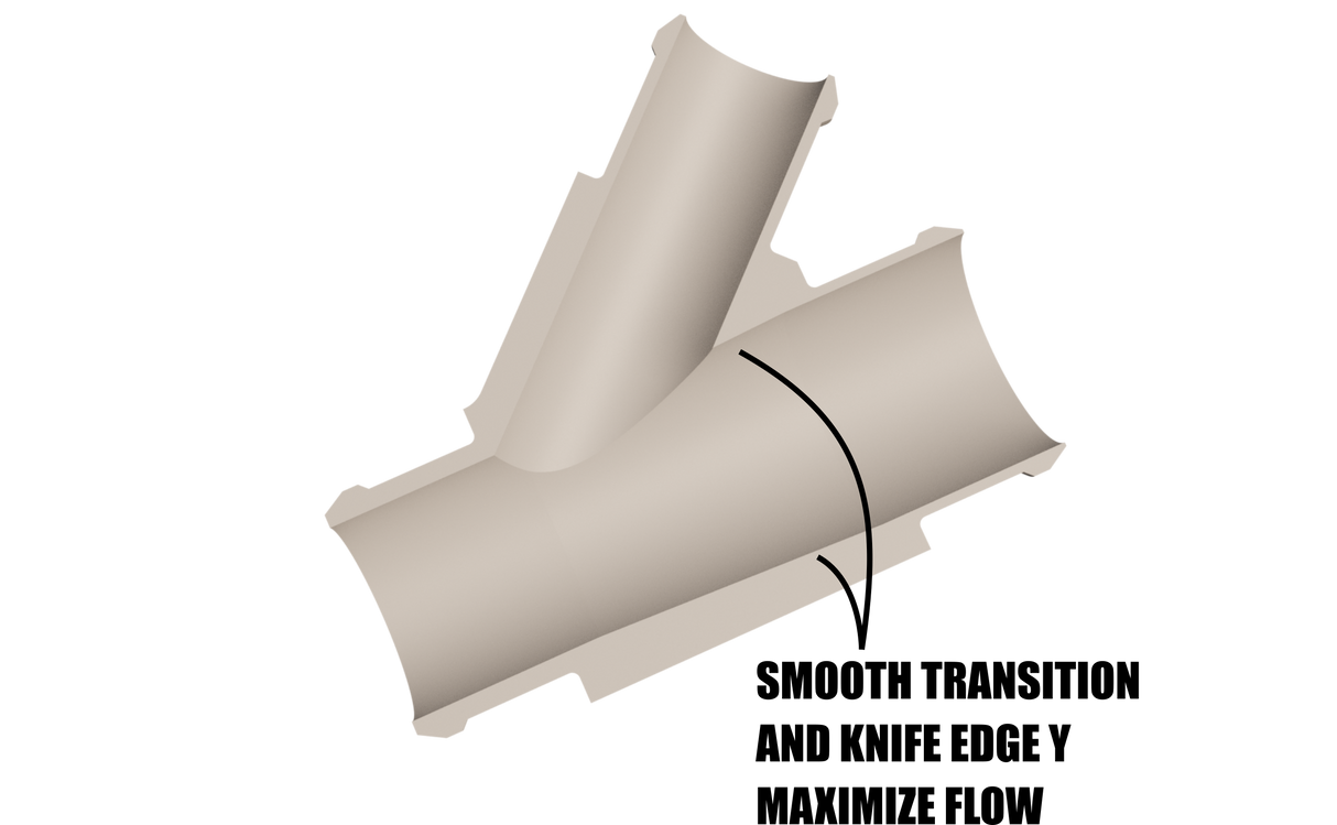 2013-2018 Cummins Billet Dual Radiator Coolant Y-Pipe (I67-ENG-A001)-Coolant Pipes-Dirty Diesel Customs-Dirty Diesel Customs