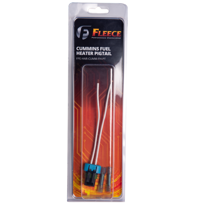 2013-2018 Cummins Fuel Heater Connector w/ Pigtail (FPE-HAR-CUMM-FH-PT)-Fuel Heater Connector-Fleece Performance-Dirty Diesel Customs