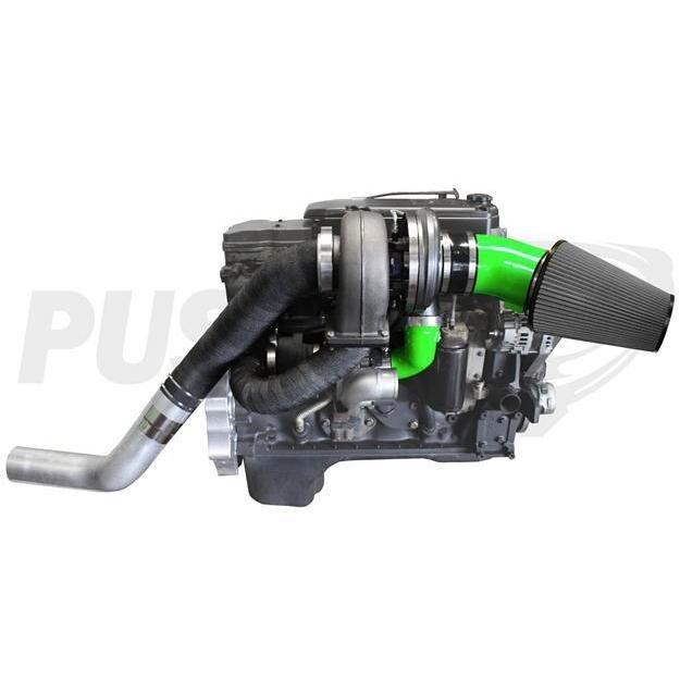 2013-2018 Cummins High Mount Pusher Compound Turbo System (PRC1318HM)-Compound Turbo Kit-Pusher-Dirty Diesel Customs
