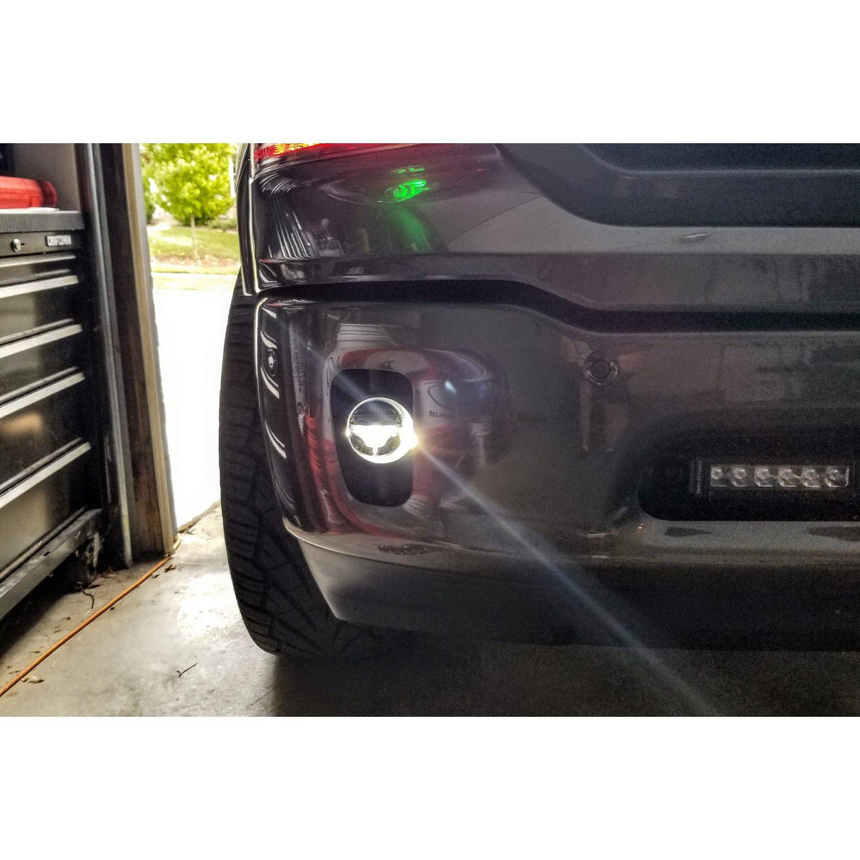 2013-2018 EcoDiesel XB LED Black Fog Lights (LF291)-Fog Lights-Morimoto-Dirty Diesel Customs