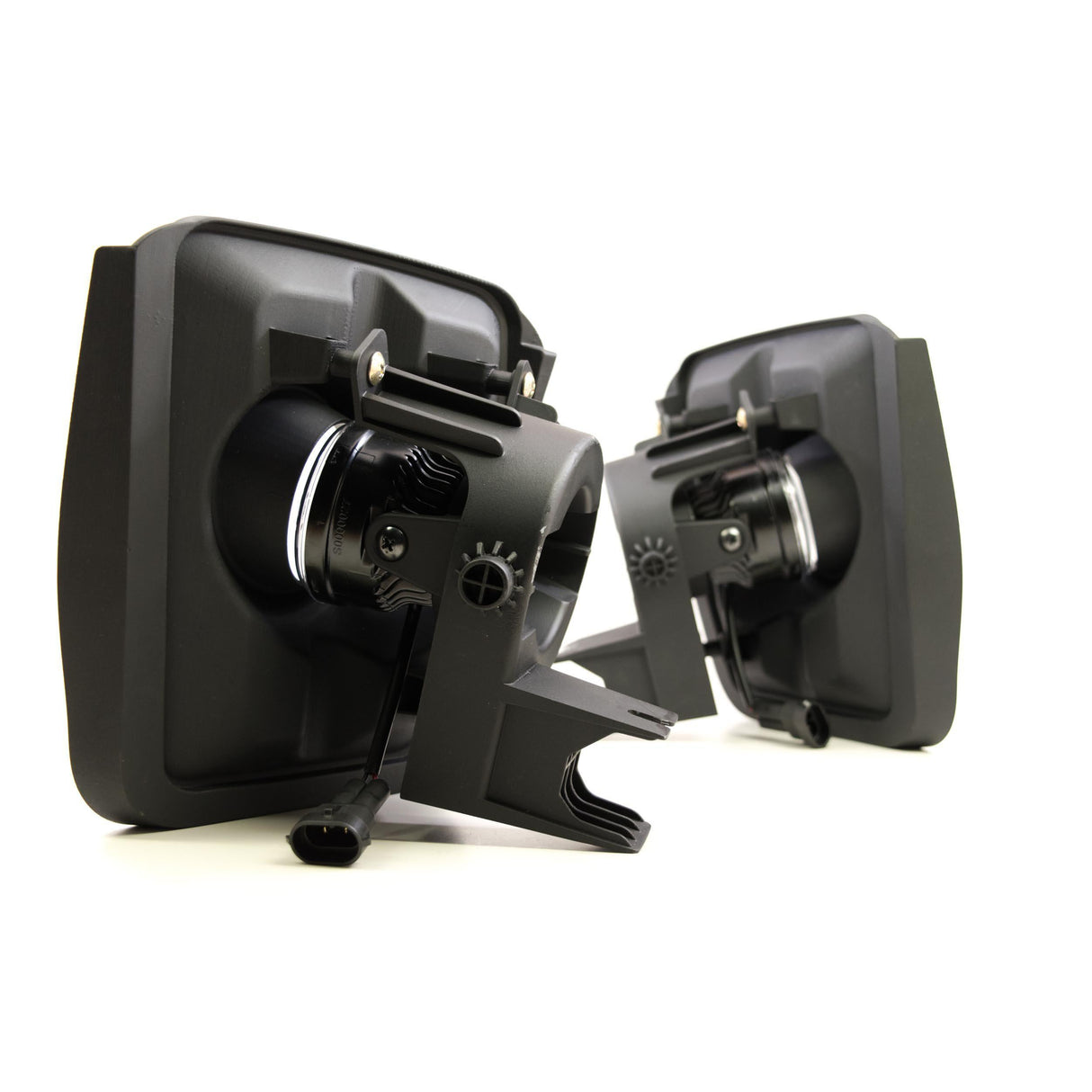 2013-2018 EcoDiesel XB LED Black Fog Lights (LF291)-Fog Lights-Morimoto-Dirty Diesel Customs