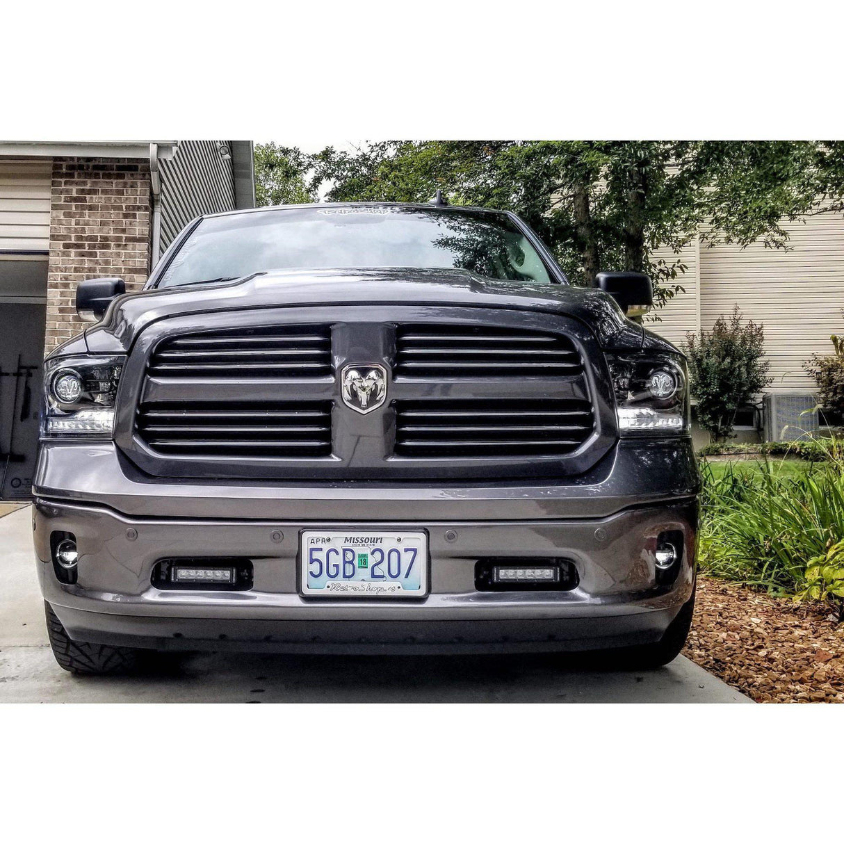 2013-2018 EcoDiesel XB LED Black Fog Lights (LF291)-Fog Lights-Morimoto-Dirty Diesel Customs