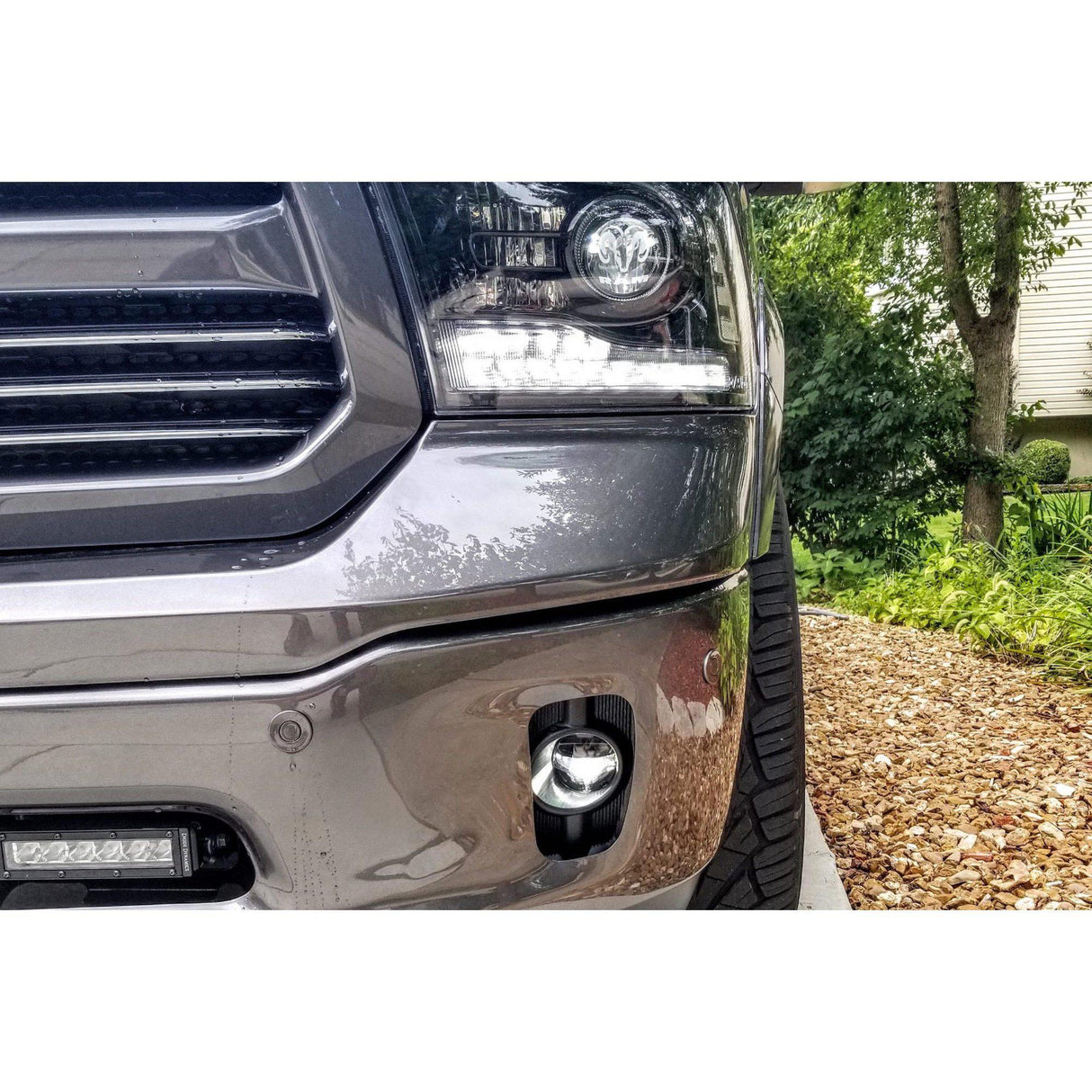 2013-2018 EcoDiesel XB LED Black Fog Lights (LF291)-Fog Lights-Morimoto-Dirty Diesel Customs