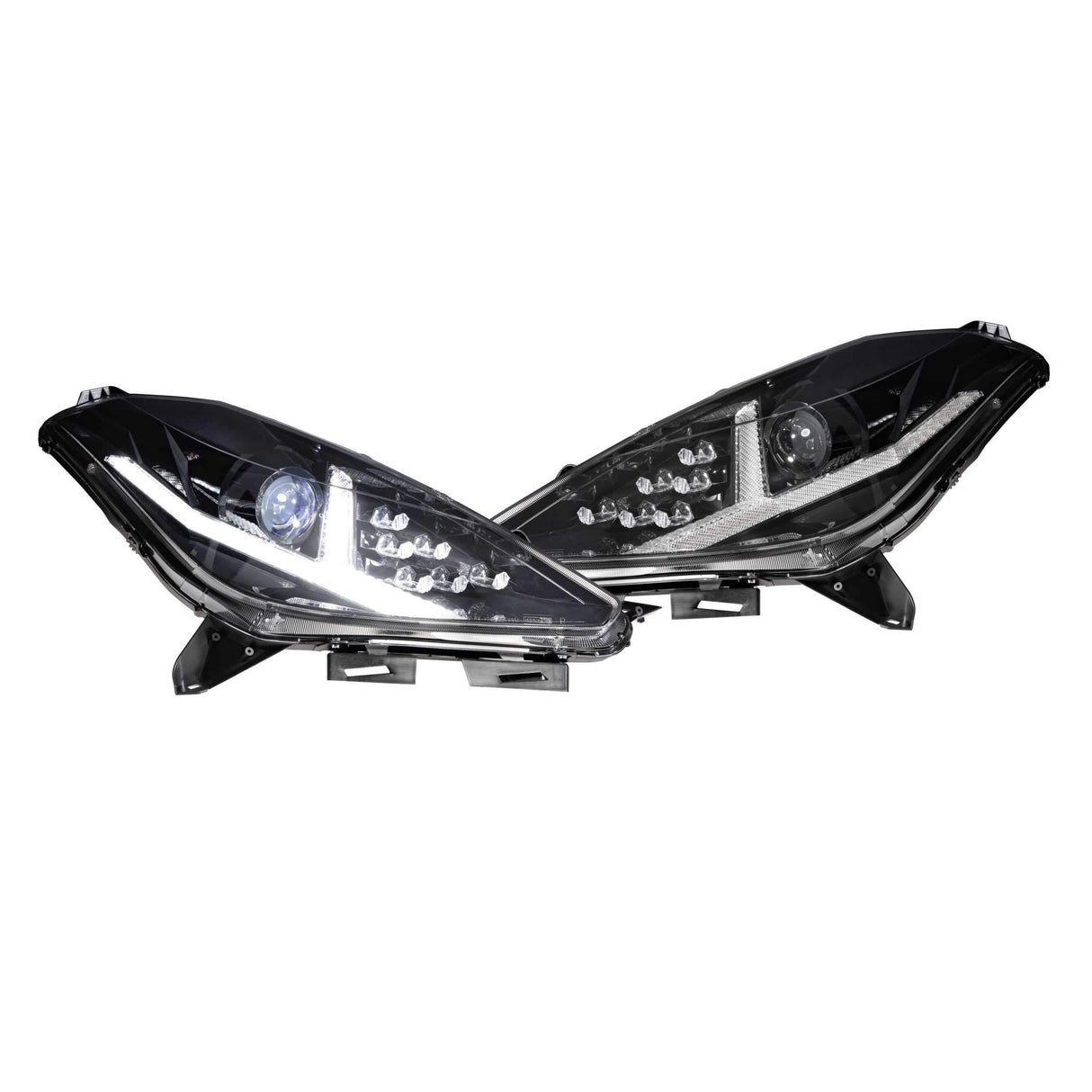 2014-2019 Corvette XB LED Black Headlights (LF463)-Headlights-Morimoto-Dirty Diesel Customs